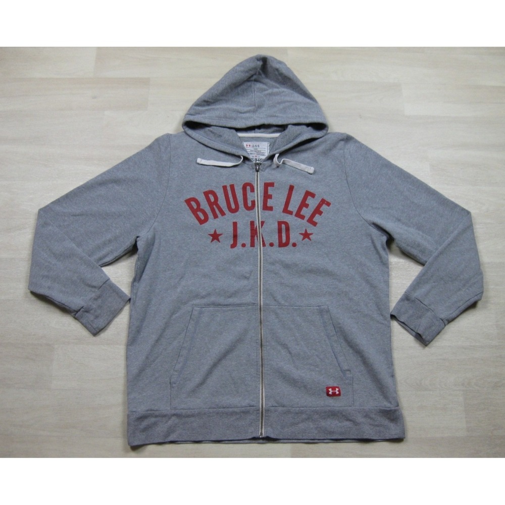 Roots Of Fight Bloodlines Zip Hoodie (L) Bruce Lee Jeet Kune Do Under Armour